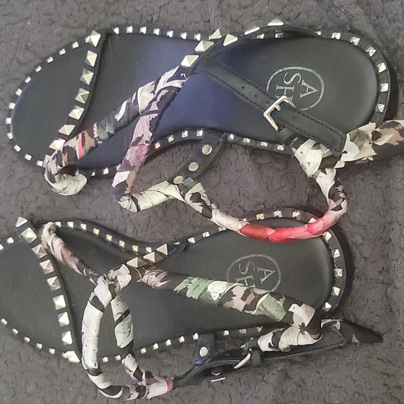 Ash Sandles Size 38 leather sole - Picture 1 of 3